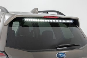 LED Light Bar - Rough Country - Curved | Single Row - Black